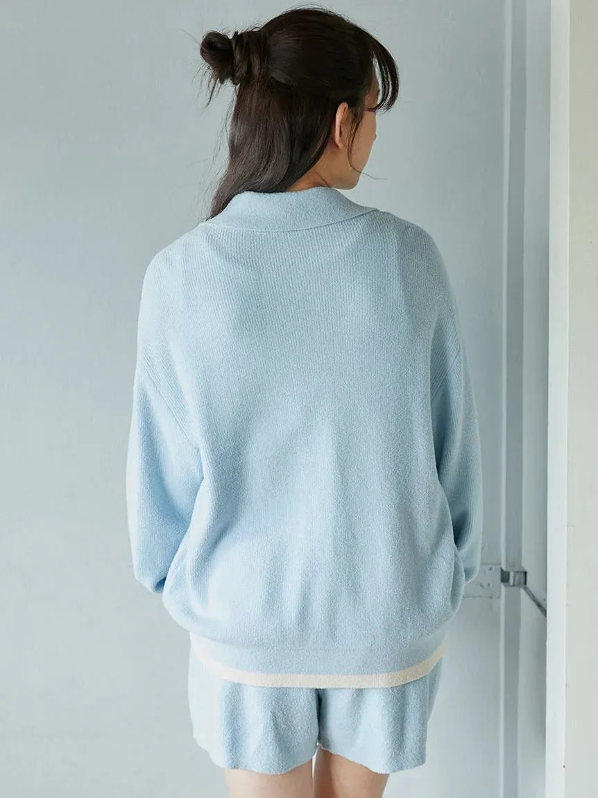 Morning Ribbed Knit Button Up Cardigan sold by Gelato Pique product image thumbnail 5