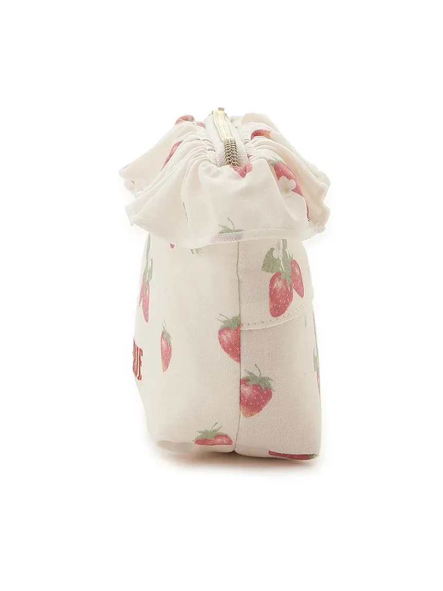 Strawberry Motif Frill Tissue Pouch sold by Gelato Pique product image thumbnail 4
