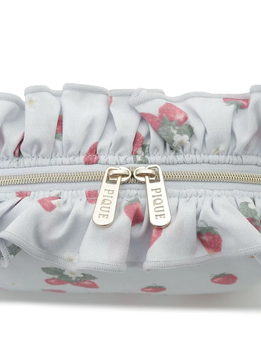 Strawberry Motif Frill Pouch sold by Gelato Pique product image thumbnail 5