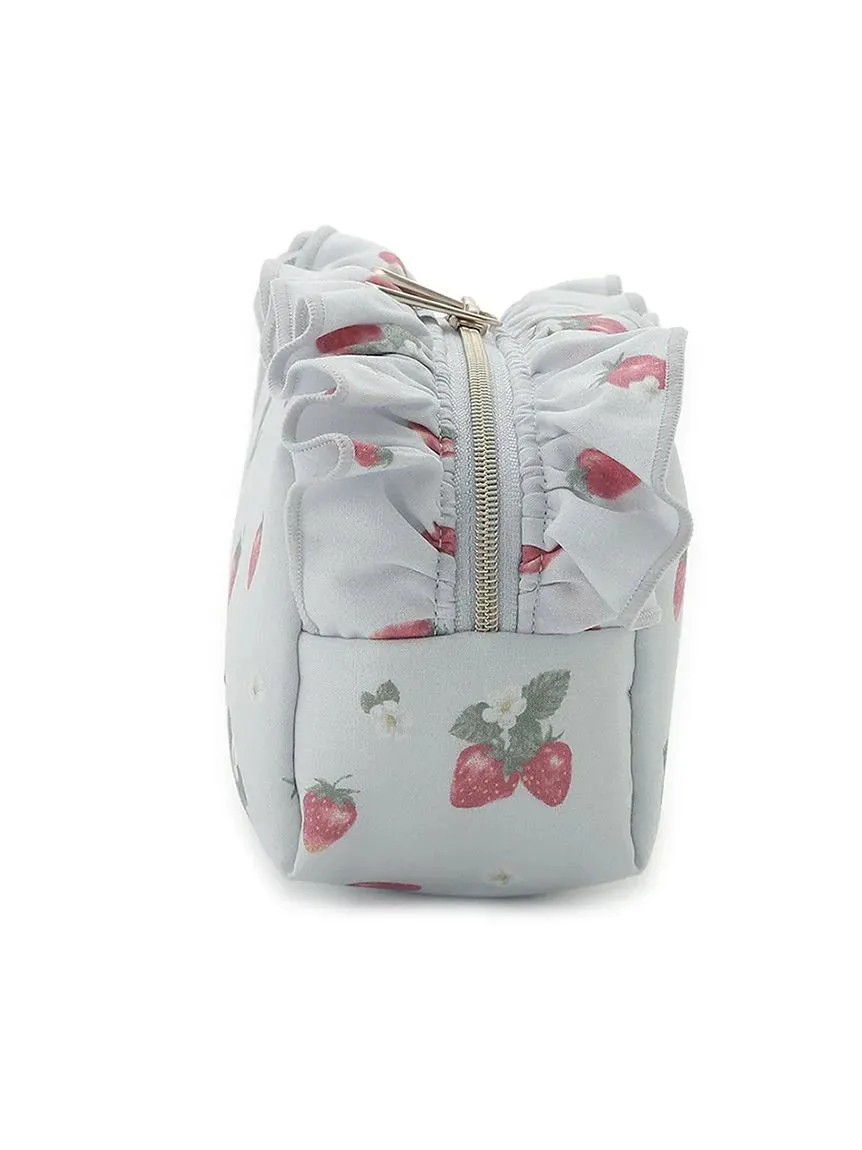 Strawberry Motif Frill Pouch sold by Gelato Pique product image thumbnail 4