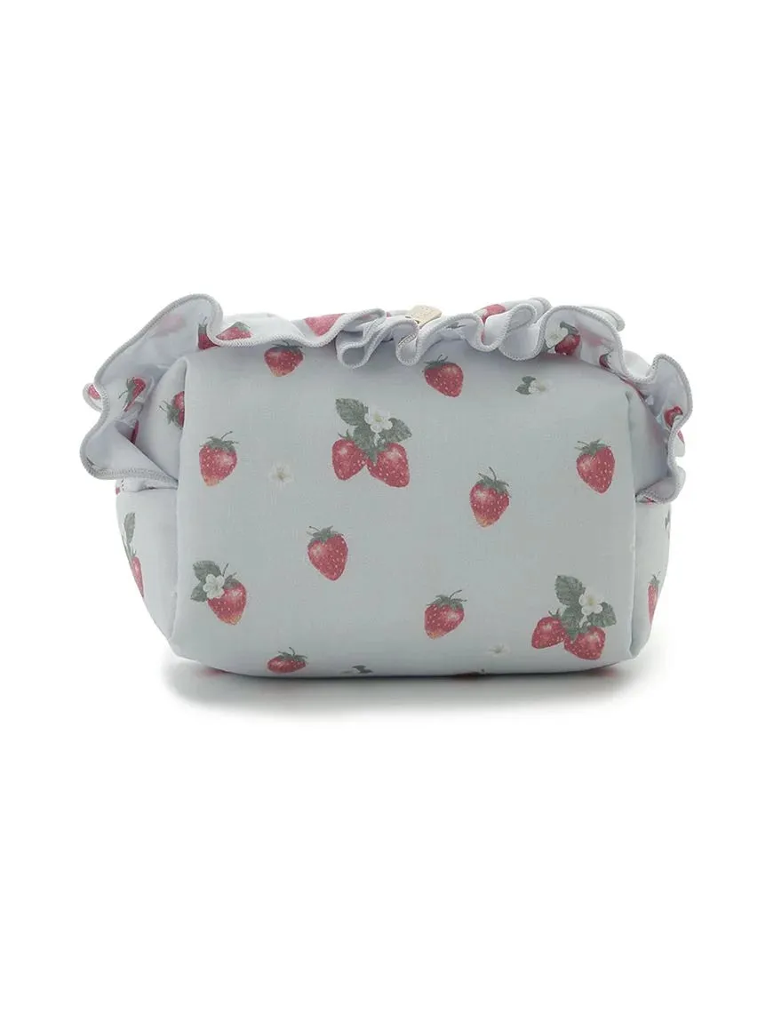 Strawberry Motif Frill Pouch sold by Gelato Pique product image thumbnail 3