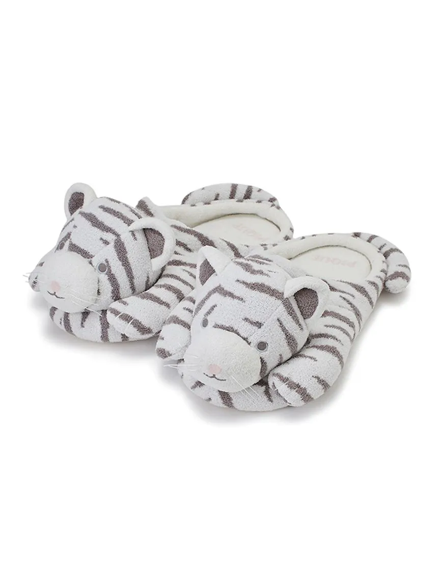 White Tiger House Slippers sold by Gelato Pique