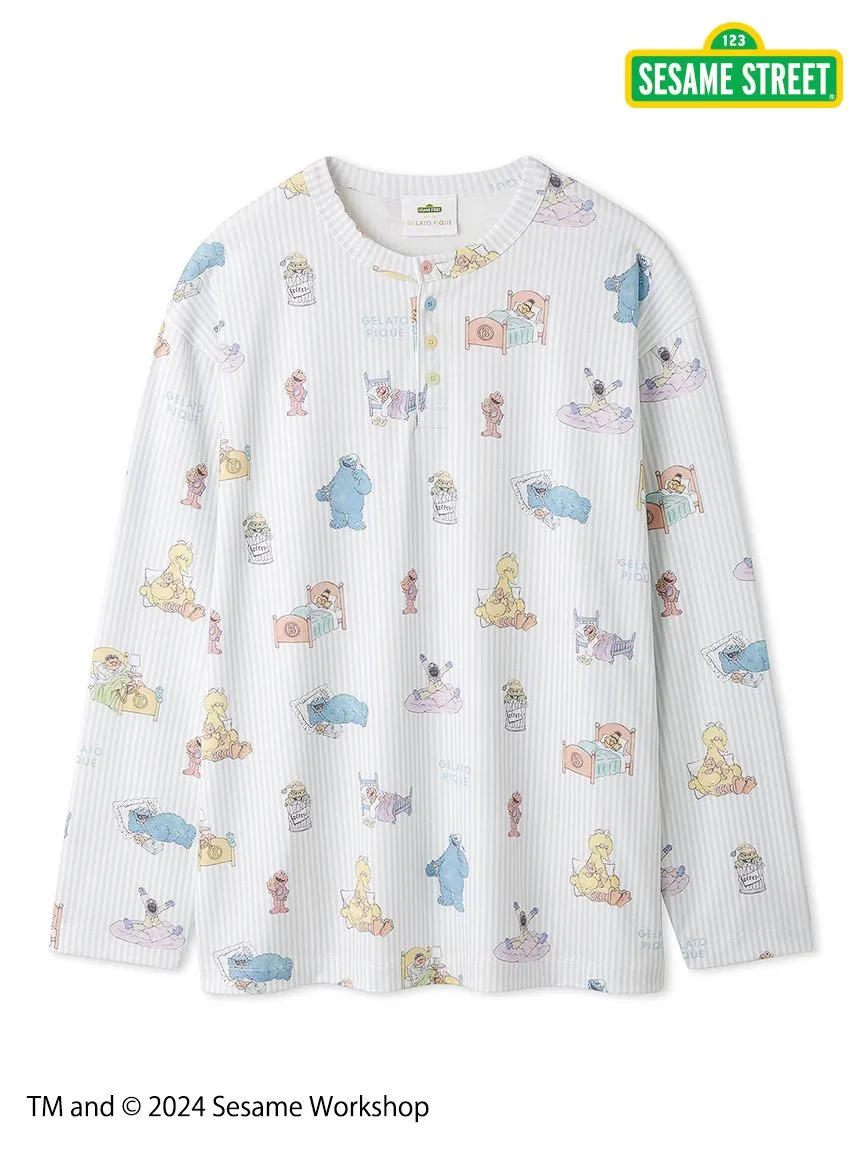 【SESAME STREET】MEN'S All-Over Print Pullover sold by Gelato Pique