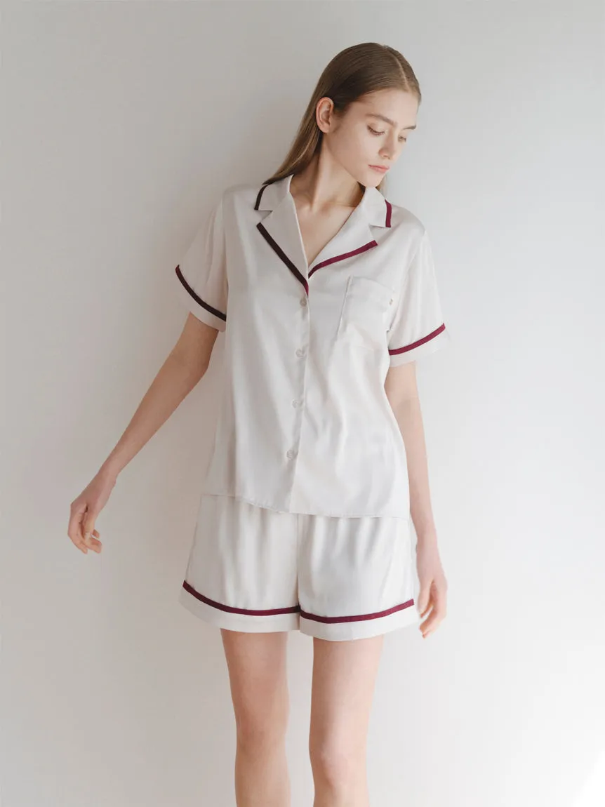 Lined Satin Sleep Shirt sold by Gelato Pique