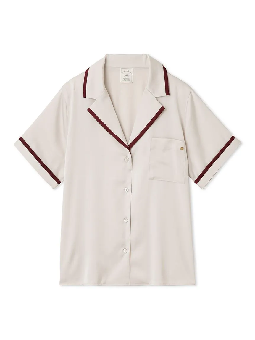 Lined Satin Sleep Shirt sold by Gelato Pique product image thumbnail 4