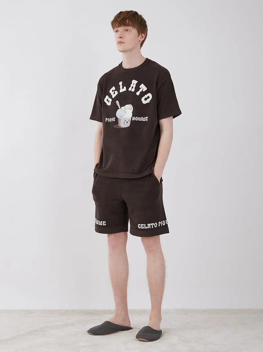 Men's Logo Jacquard Lounge Shorts sold by Gelato Pique product image thumbnail 3