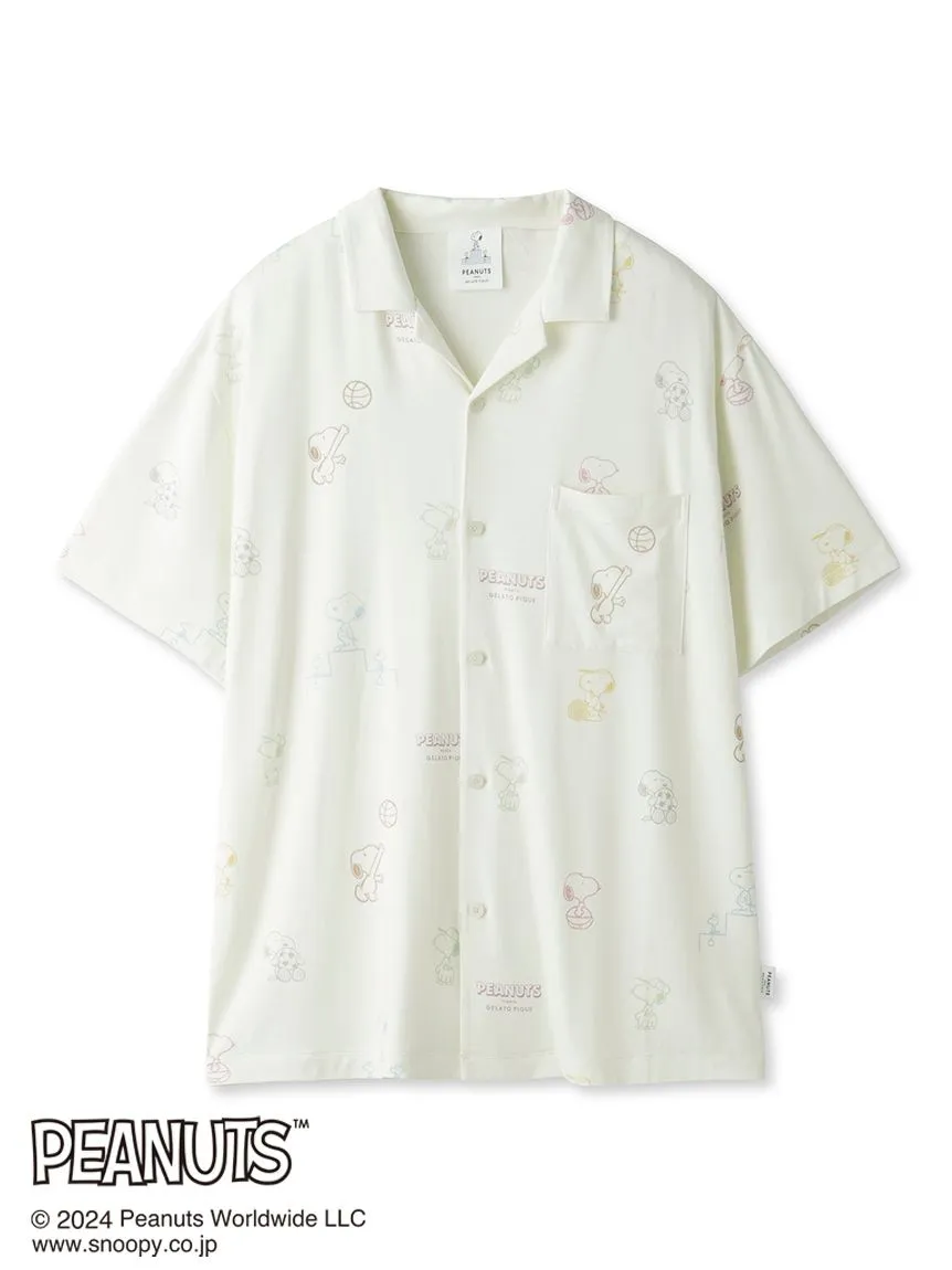 PEANUTS MENS Printed Pajama Shirt sold by Gelato Pique product image thumbnail 2