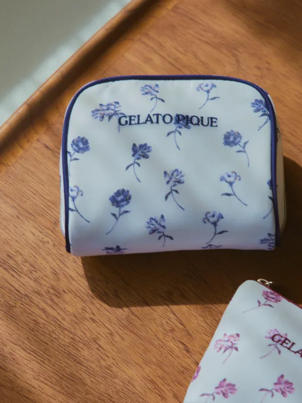 Rose Patterned Square Pouch sold by Gelato Pique