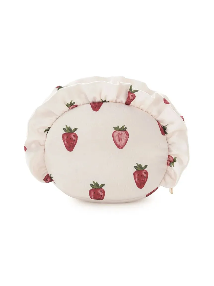 Strawberry Patterned Ruffle Mini Pouch sold by Gelato Pique product image thumbnail 2