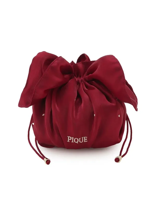 Strawberry-shaped Drawstring Bag sold by Gelato Pique