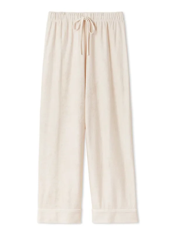 Simple Design Pile Fabric Pants made by Gelato Pique