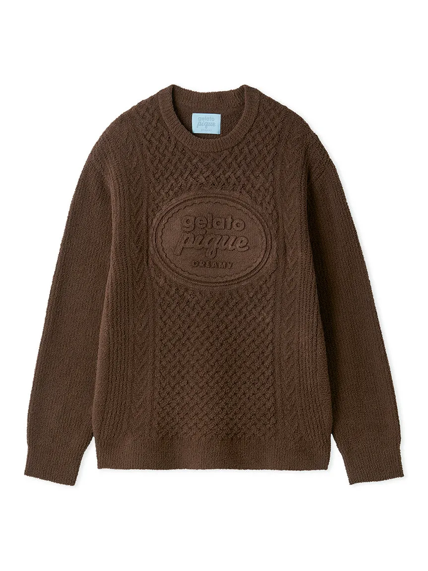 Men's Airy Moco Ice Cream Sandwich Aran Pullover sold by Gelato Pique