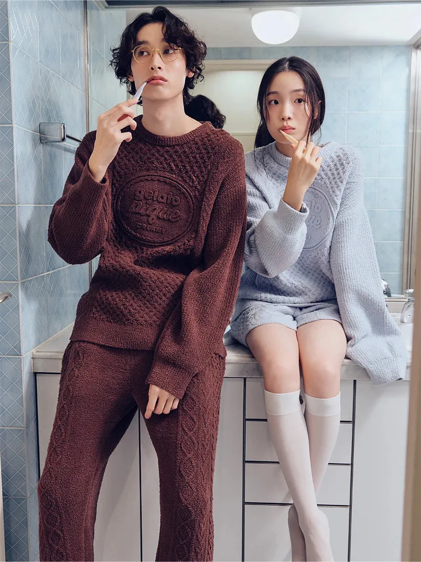 Men's Airy Moco Ice Cream Sandwich Aran Pullover sold by Gelato Pique product image thumbnail 4