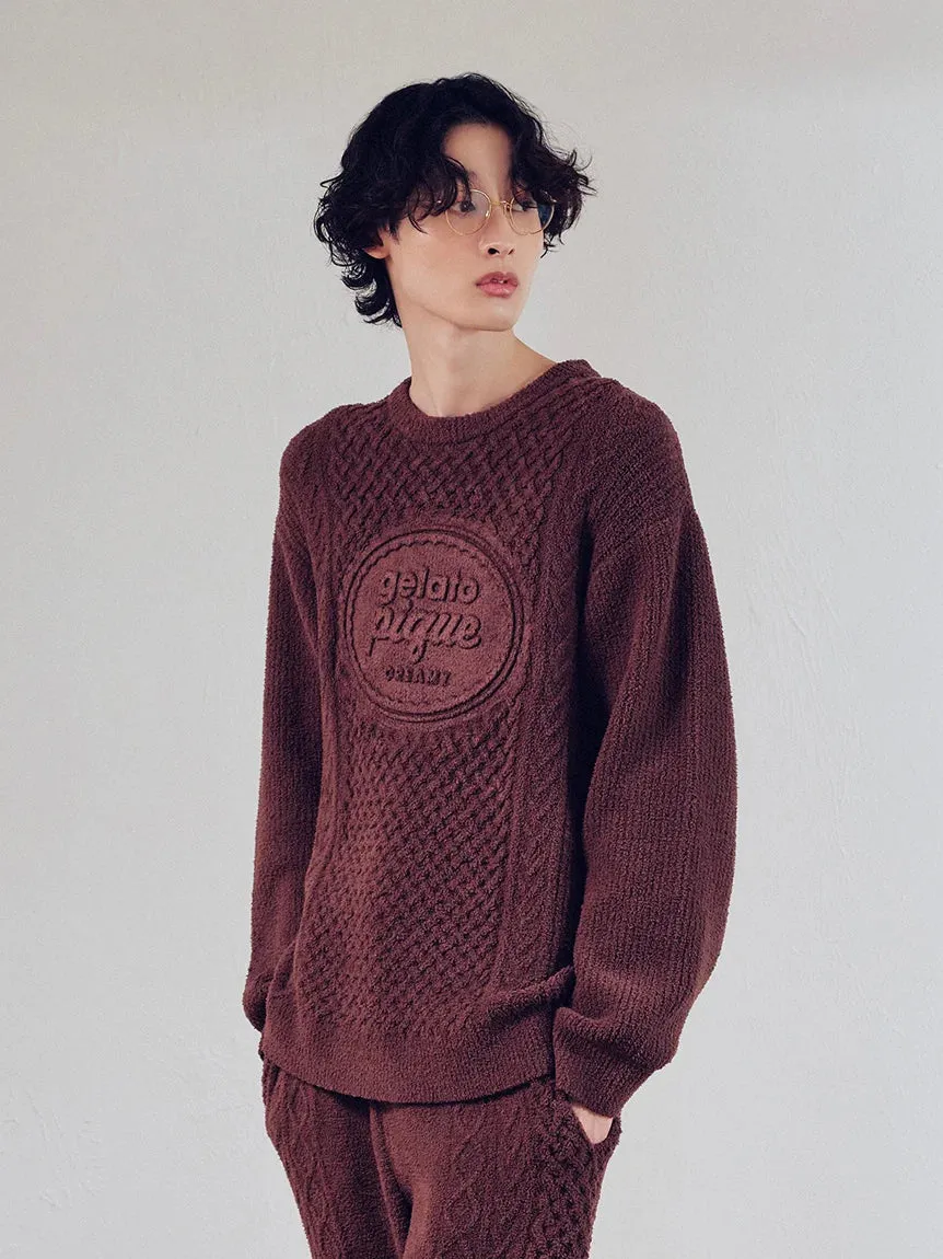 Men's Airy Moco Ice Cream Sandwich Aran Pullover sold by Gelato Pique product image thumbnail 2