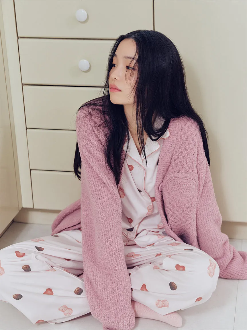Airy Moco Ice Cream Sandwich Aran Cardigan sold by Gelato Pique product image thumbnail 3
