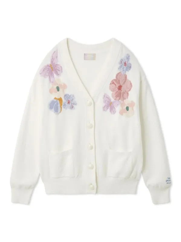 [kansaï yamamoto] [Women’s] Smoothie Jacquard Cardigan sold by Gelato Pique