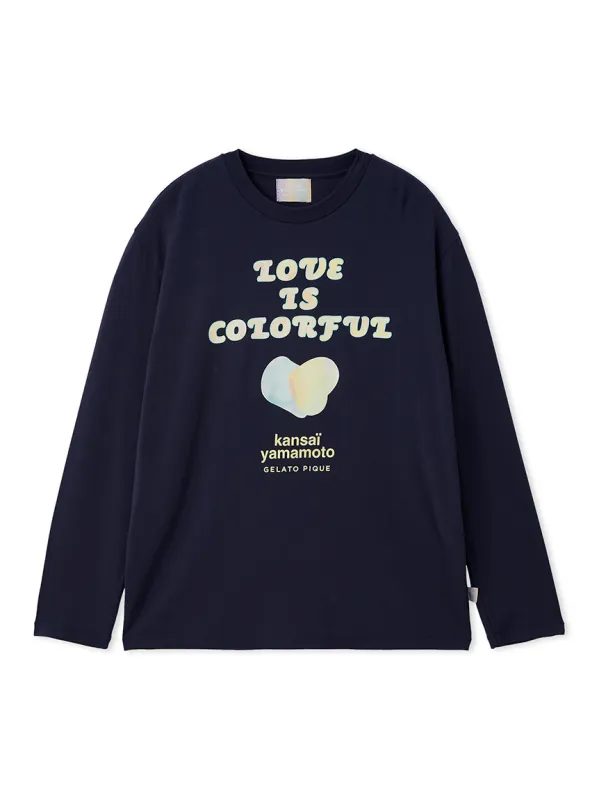 [kansaï yamamoto] [Men's] One-Point Rayon Logo Long Sleeve Tee sold by Gelato Pique