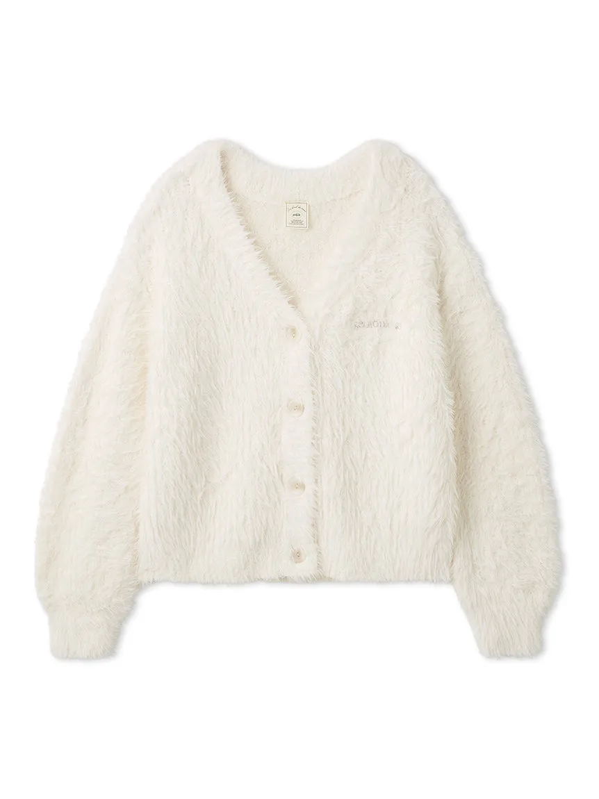 Cat Fur-like Feather Knit Cardigan sold by Gelato Pique product image thumbnail 2
