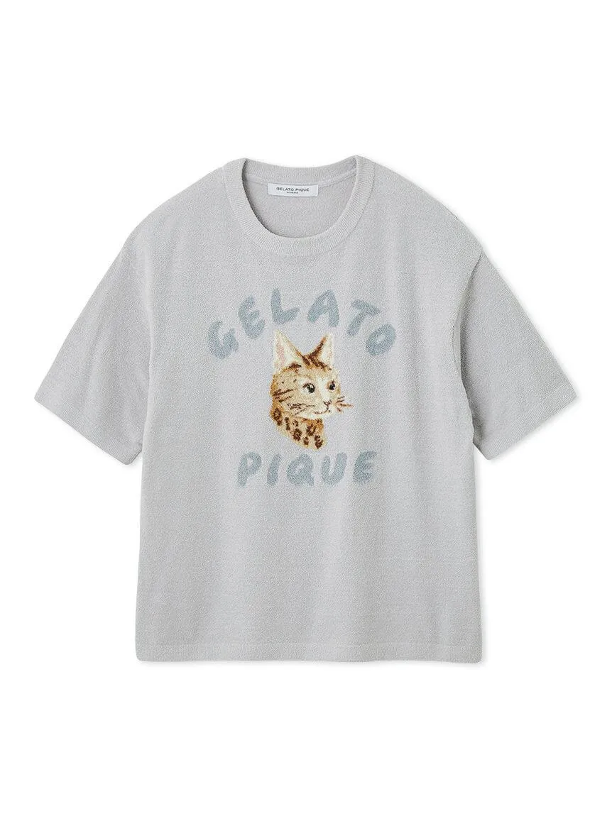 Men's Airy Moco Bengal Cat Pullover sold by Gelato Pique