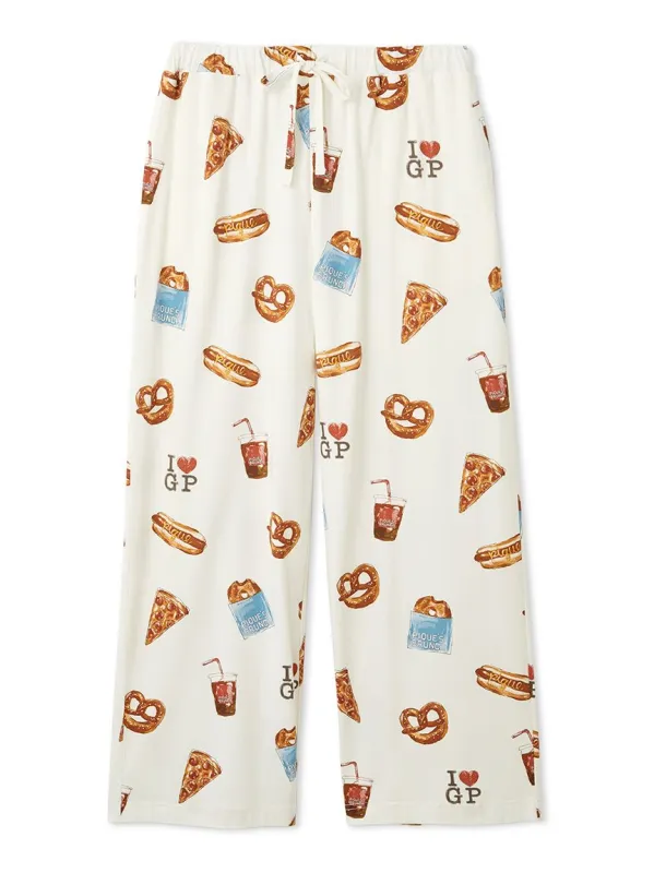 NY Food Printed Long Pants made by Gelato Pique