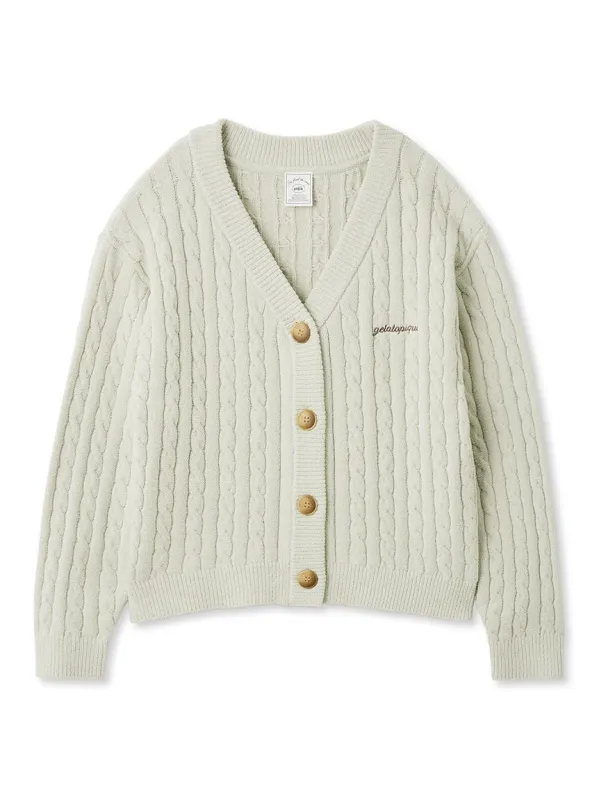 Spring Airy Moco Aran Cardigan sold by Gelato Pique