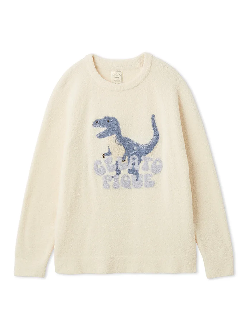 Airy Moco Dinosaur Jacquard Pullover sold by Gelato Pique