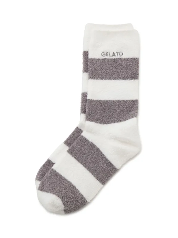 Men's Spring Smoothie 2 Striped Socks made by Gelato Pique