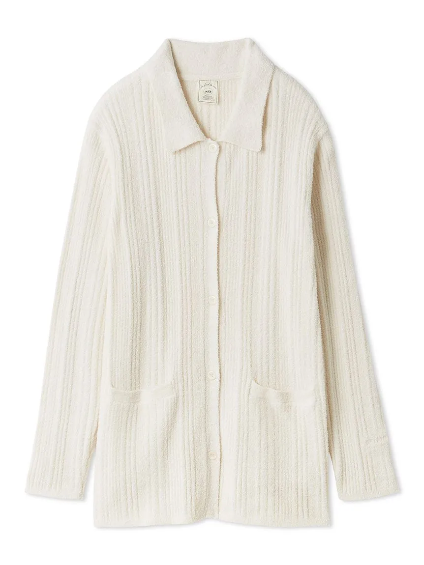 Thermal Smoothie Random Rib Cardigan sold by Gelato Pique