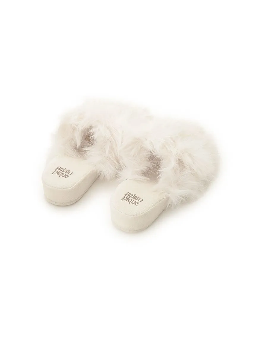 Cat Ear Fur Room Shoes sold by Gelato Pique product image thumbnail 5