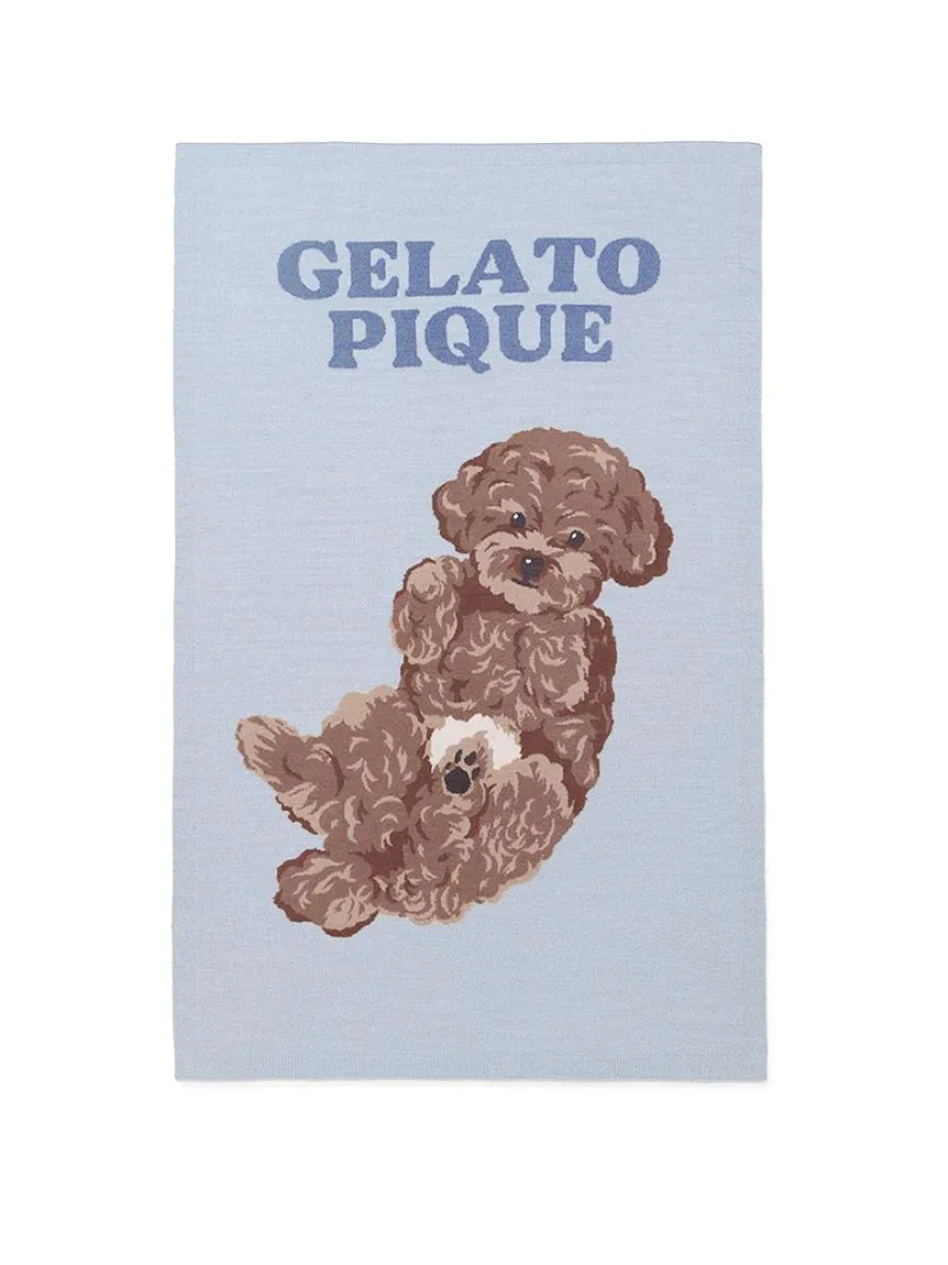 Roll Over Dog Jacquard Blanket sold by Gelato Pique product image thumbnail 3