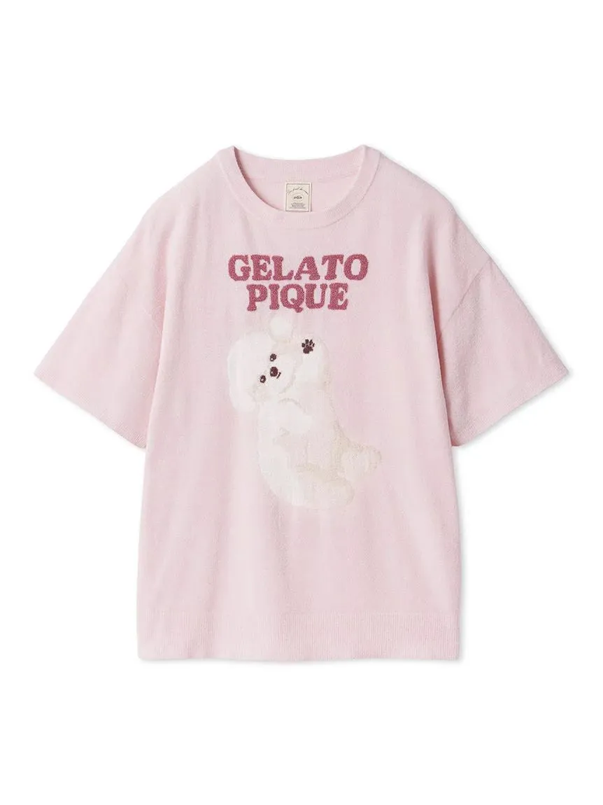 Roll Over Dog Jacquard Pullover sold by Gelato Pique
