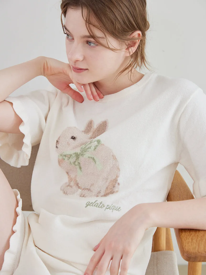 Airy Moco Ribbon Bunny Jacquard Pullover sold by Gelato Pique product image thumbnail 3