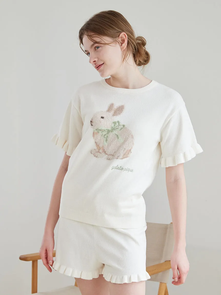 Airy Moco Ribbon Bunny Jacquard Pullover sold by Gelato Pique product image thumbnail 4