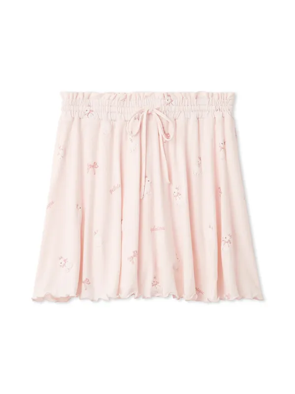 Ribbon Bunny Skirt-like Shorts made by Gelato Pique
