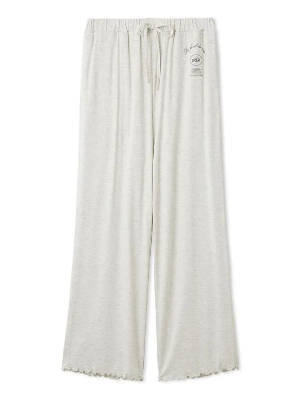 Rayon Logo Mellow Pants made by Gelato Pique