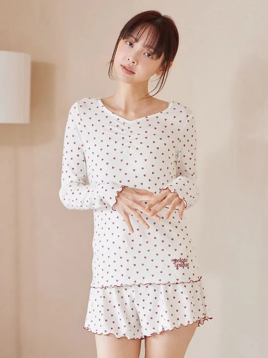Tuck Stitch Heart Pullover sold by Gelato Pique product image thumbnail 4