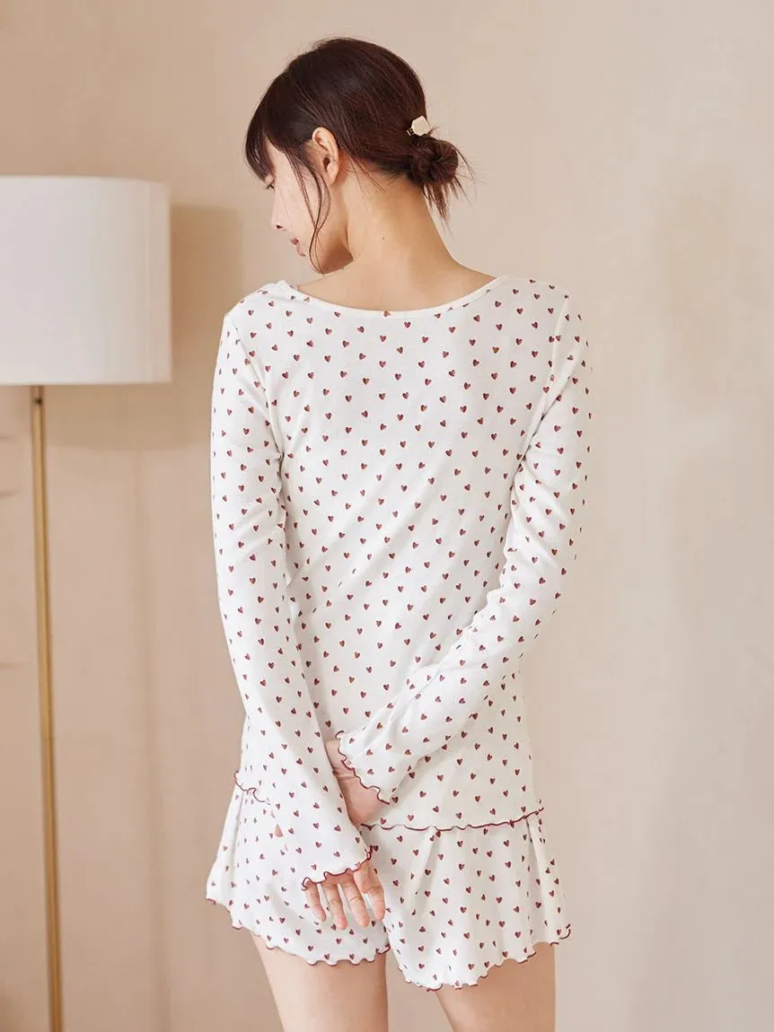 Tuck Stitch Heart Pullover sold by Gelato Pique product image thumbnail 5