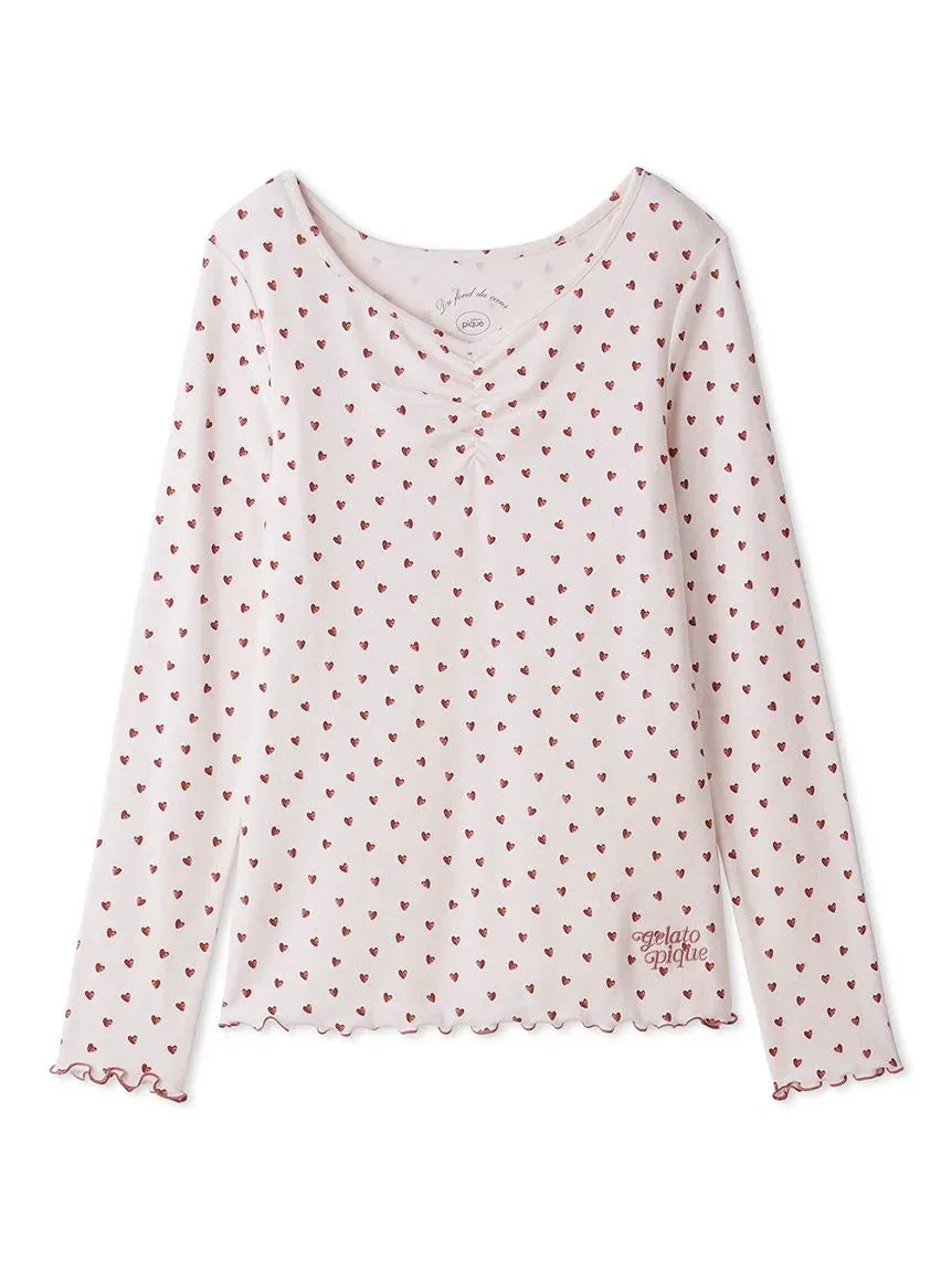 Tuck Stitch Heart Pullover sold by Gelato Pique product image thumbnail 2