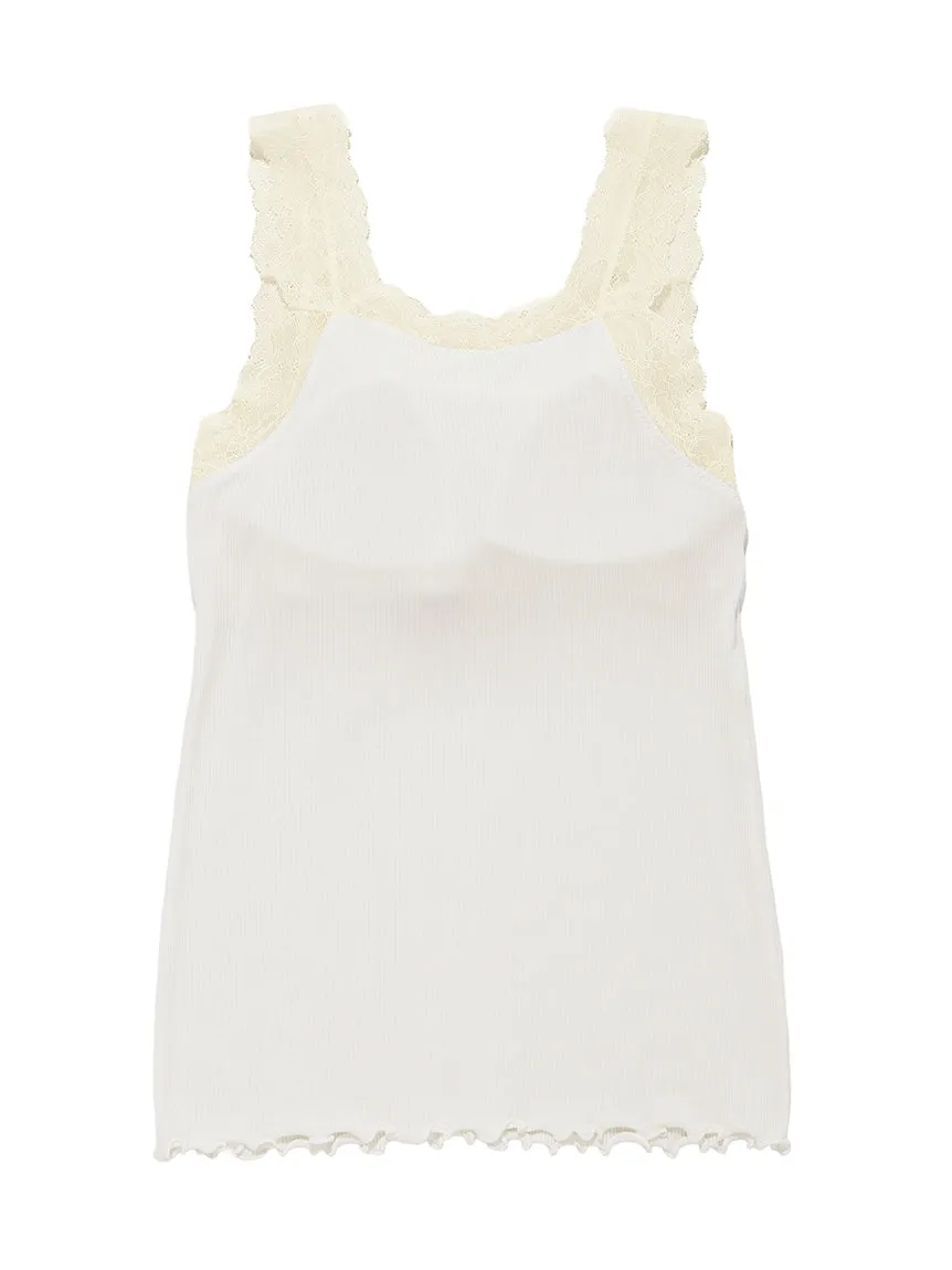 Cool Ribbed Fabric Tank Top With Built-in Bra sold by Gelato Pique product image thumbnail 4