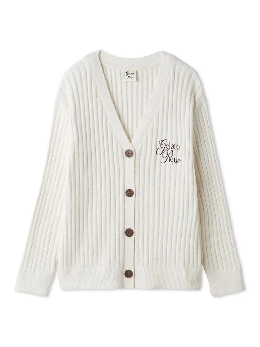Smoothie & Airy Moco Ribbed Cardigan sold by Gelato Pique