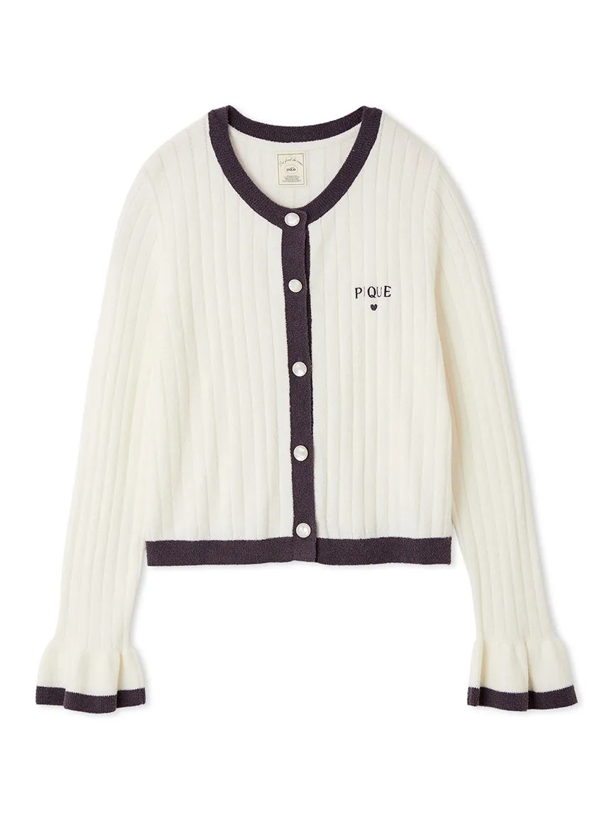 Smoothie Rib Logo Cardigan sold by Gelato Pique product image thumbnail 2