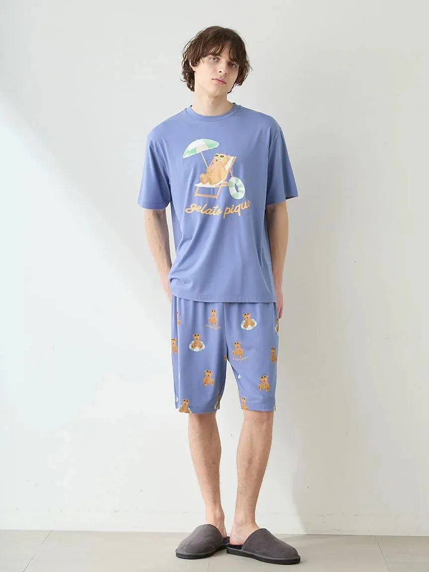 Men's Cool-to-touch Summer Bear One-point Printed T-shirt sold by Gelato Pique product image thumbnail 4