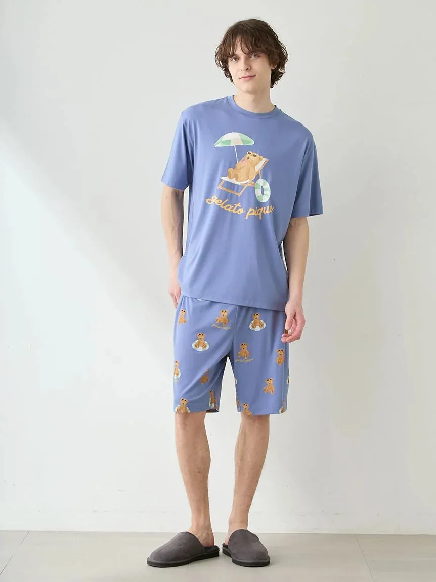 Men's Cool-to-touch Summer Bear One-point Printed T-shirt sold by Gelato Pique product image thumbnail 3