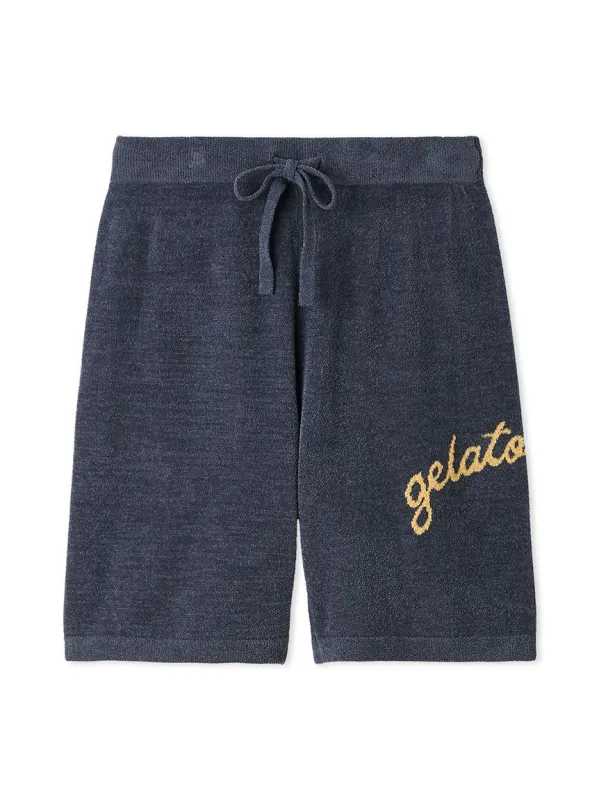 Men's Airy Moco Summer Logo Jacquard Shorts made by Gelato Pique