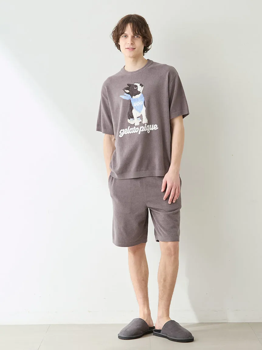 Men's Airy Moco Boston Terrier Jacquard Pullover sold by Gelato Pique product image thumbnail 5