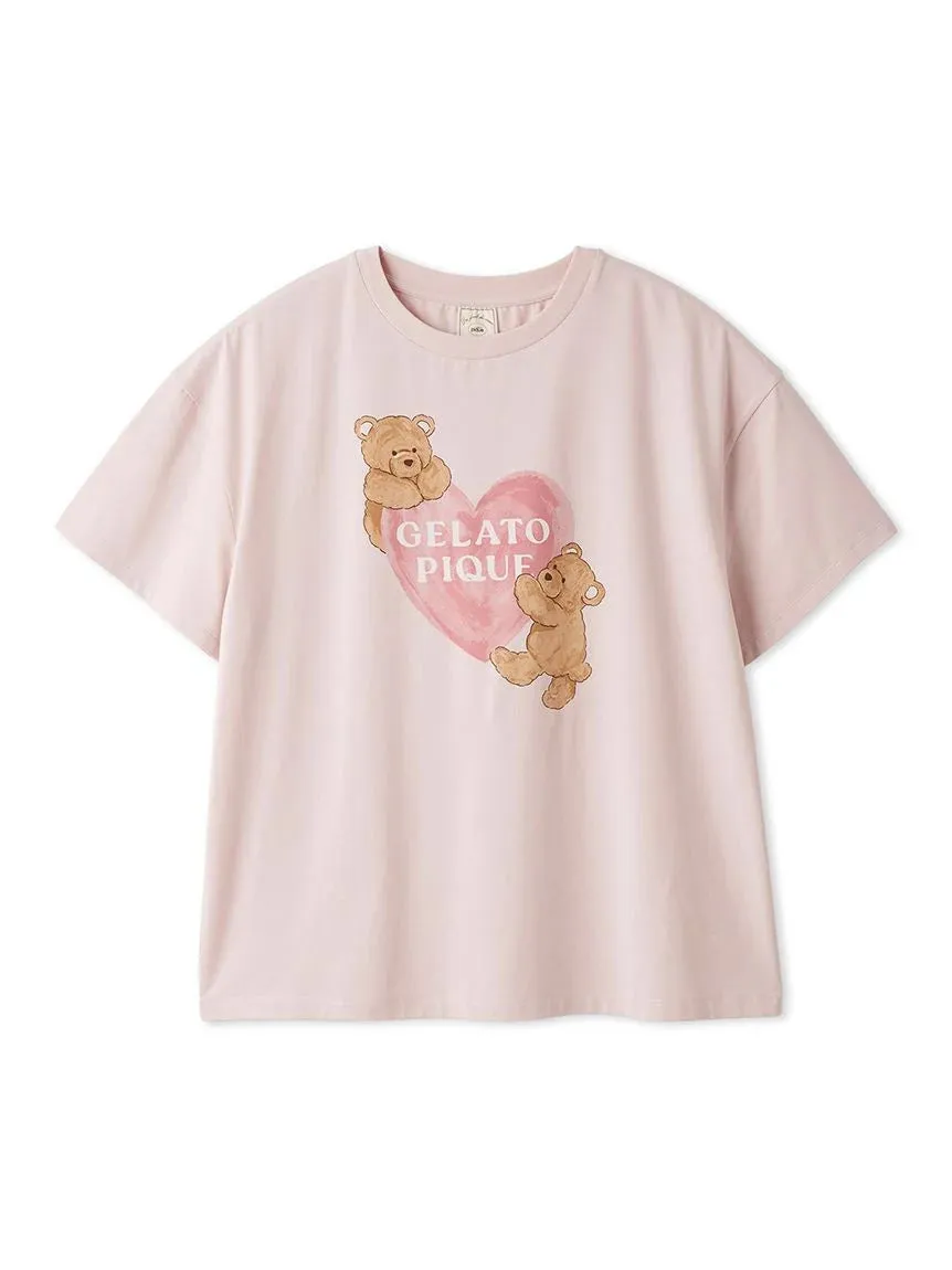 Cool-to-touch Bear Heart Printed T-shirt sold by Gelato Pique product image thumbnail 2