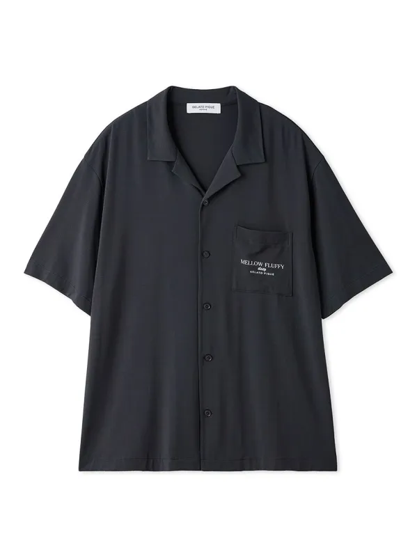 Men's COOL Rayon Mellow Fluffy Logo Shirt made by Gelato Pique