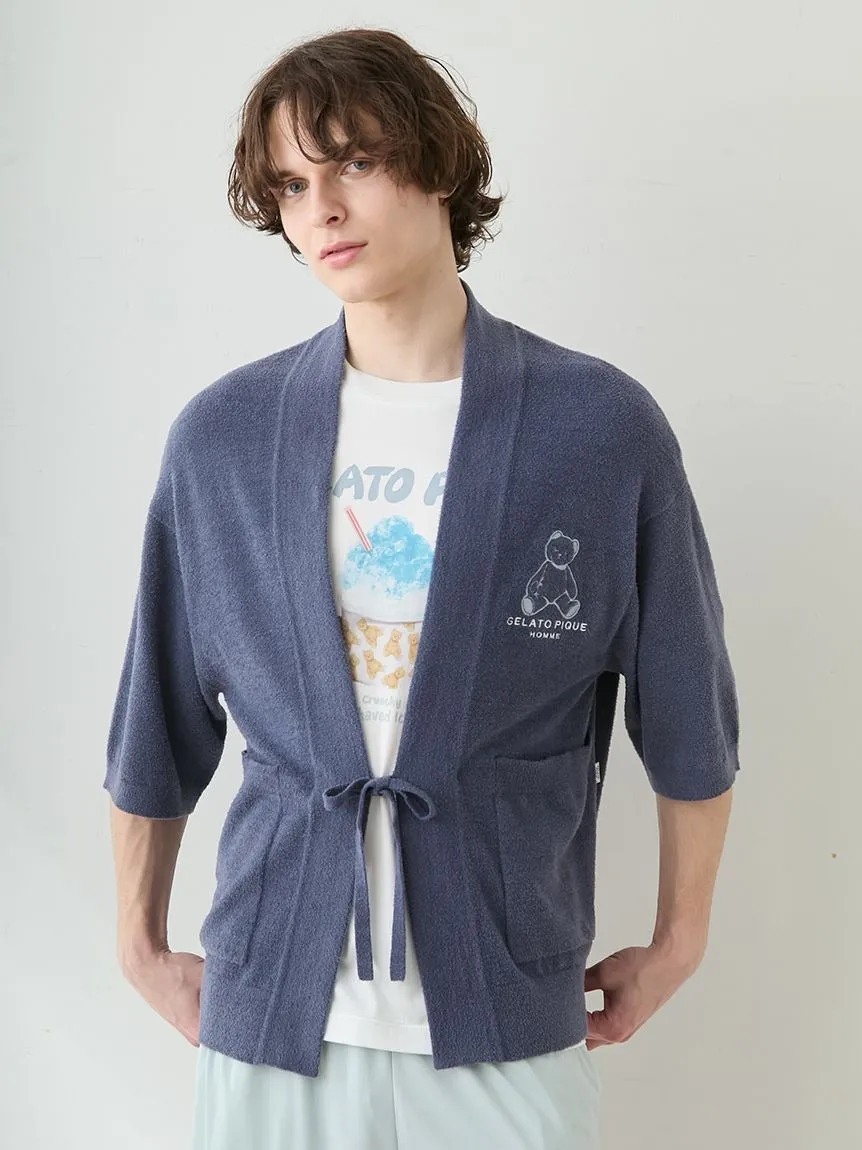Men's Cool Smoothie Lite Bear Jacquard Cardigan sold by Gelato Pique product image thumbnail 5