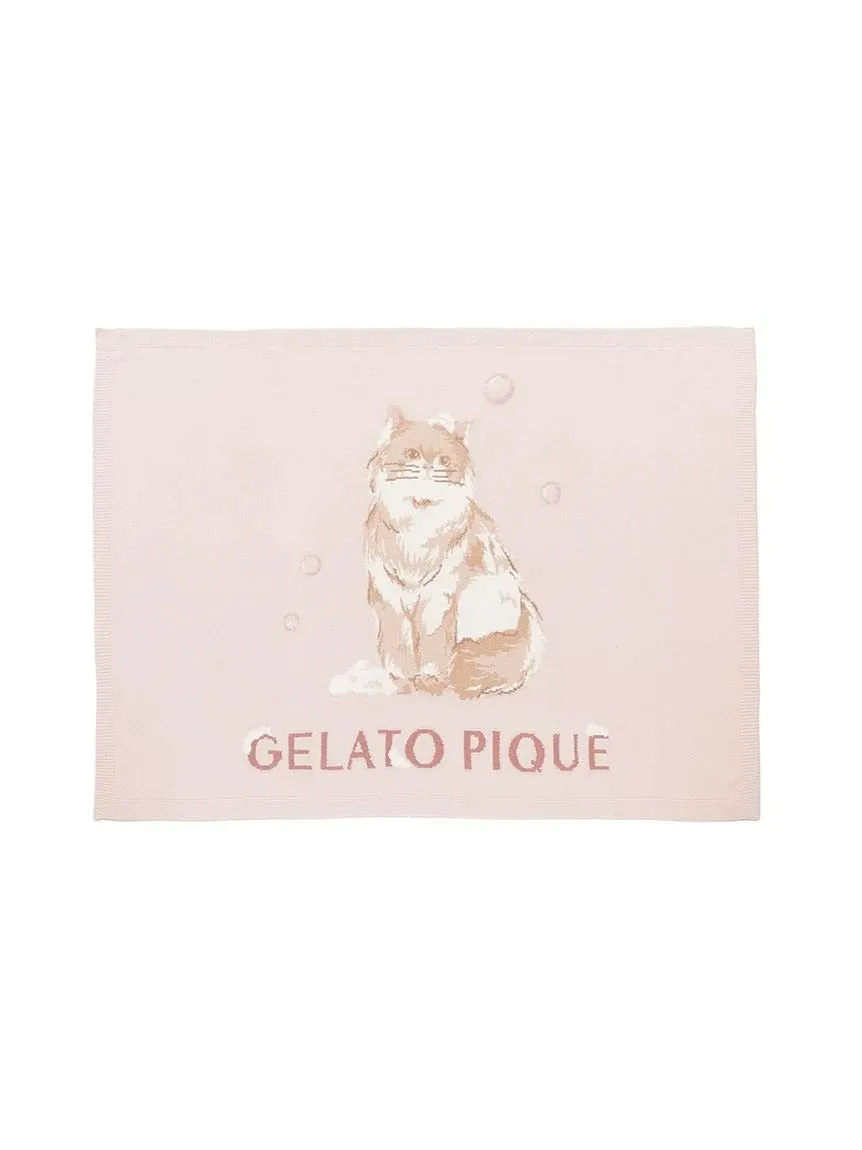 Bath Time Cat Blanket sold by Gelato Pique product image thumbnail 2