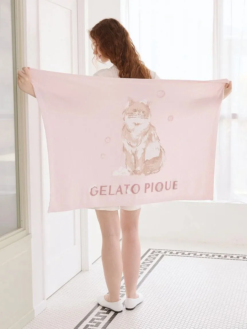 Bath Time Cat Blanket sold by Gelato Pique product image thumbnail 3